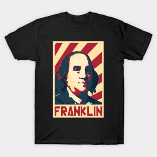 Benjamin Franklin Retro Propaganda T-Shirt